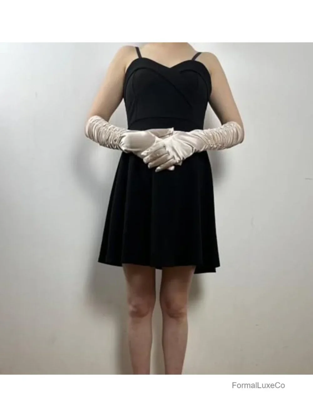 Long Satin Opera Gloves Wedding Bridal Party Costume Accessories Formal